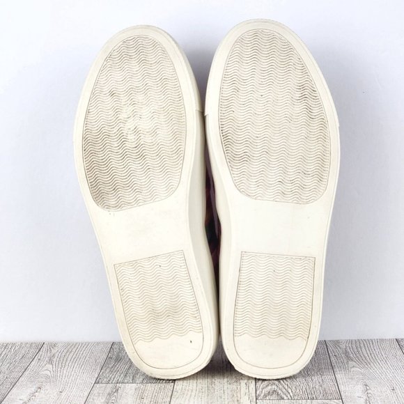 Boutique by Corkys Sneaker Womens Sz 6 Slip-on Multi-Color Striped Artsy Whimsy - Picture 8 of 10